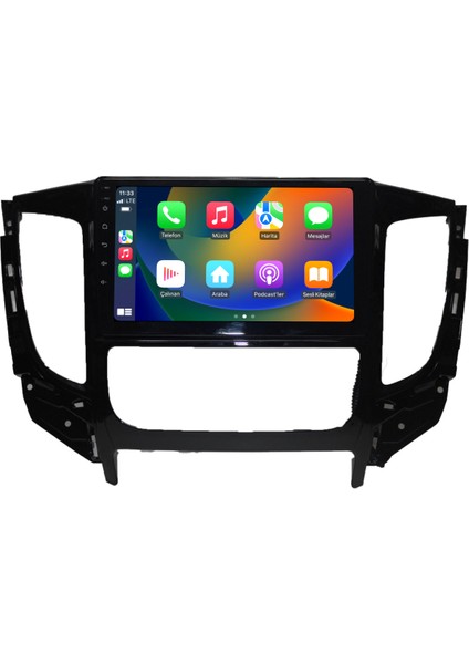 Mitsubishi L200 Android Carplay Multimedya 2015-2022 Dijital Klima 6GB Ram + 128GB Hafıza