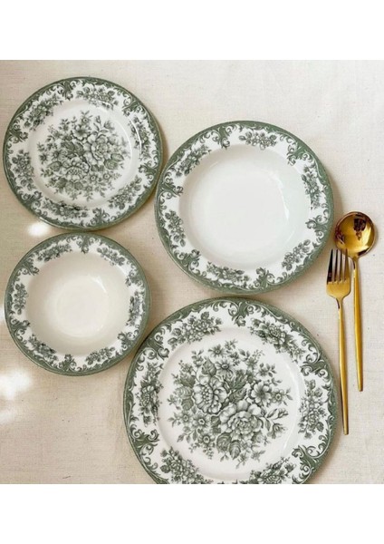 Kosova Rosabella Green 24 Parça Yemek Takımı indirimleri