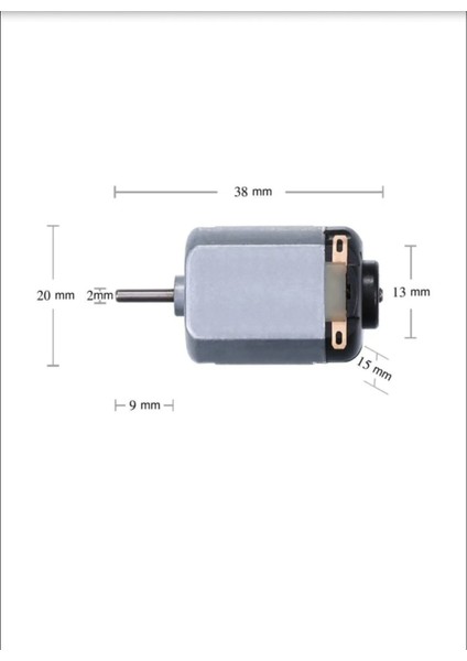 3V Dc Motor / Yassı Oyuncak Motoru - 50 Adet fiyatları