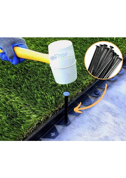 Mgf Çim Ayırıcı Esnek Plastik Çim Sınırlayıcı Bordür Taş Toprak Ayıracı Yeşil fiyatları