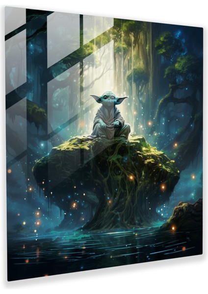 Dreamscape Tree Glass Wall Art Decoration, 30X30