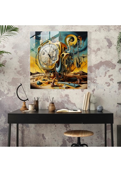 Cubist Glass Print: Looney Tunes Surreal Wall Decor, 30X30