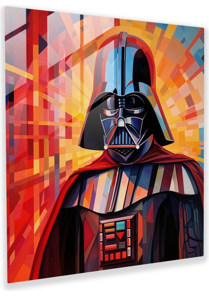 Enigmatic Allure Darth Vader Glass Print, 30X30