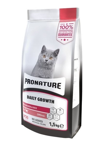 Kitten Tavuklu ve Pirinçli Yavru Kedi Maması 1.5 kg