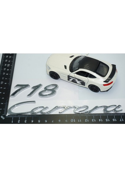 Porsche 718 Carrera Bagaj 3m 3D Abs Yazı Logo Amblem Seti modelleri