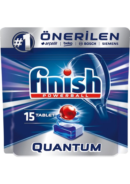 Quantum Bulaşık Makinası Tablet 15'li x 5