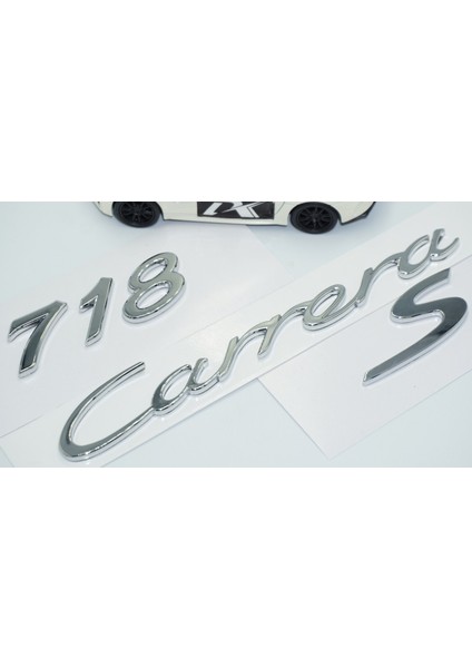 Porsche 718 Carrera S Bagaj 3m 3D Abs Yazı Logo Amblem Seti modelleri