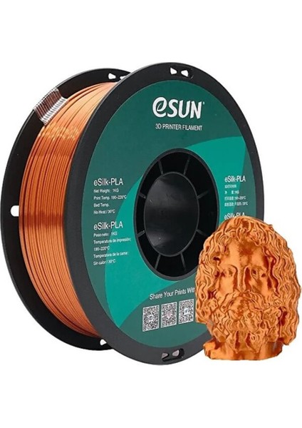 Esun Esilk-Pla Filament Bakır 1.75MM 1 kg