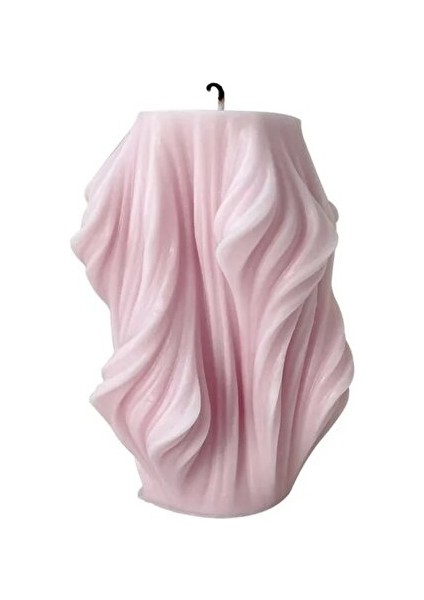 Dekoratif Dalgalı Mum Kalıbı - Dalgalı Vegan Mum Silikon Kalıp Küçük Boy modelleri