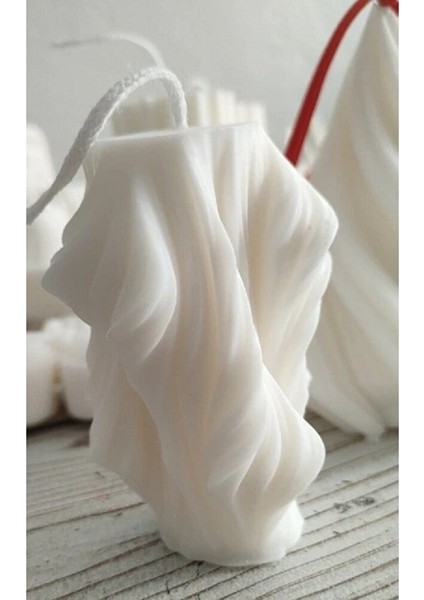 Dekoratif Dalgalı Mum Kalıbı - Dalgalı Vegan Mum Silikon Kalıp Küçük Boy indirimleri