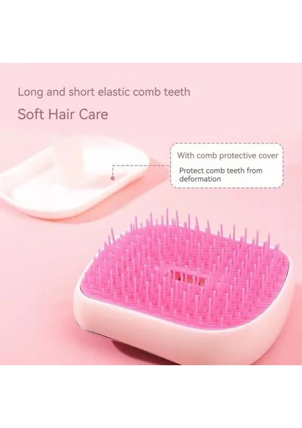 Saç Tarak & Saç Masaj Tarak Compact Style Pink Holographic Saç Fırçası fırsatları