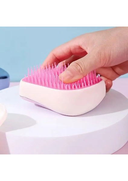 Saç Tarak & Saç Masaj Tarak Compact Style Pink Holographic Saç Fırçası indirimleri