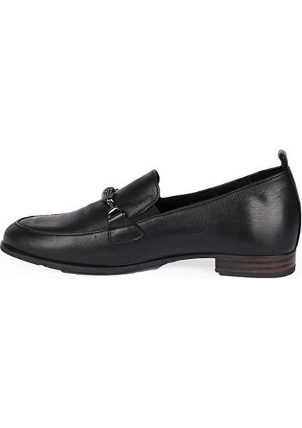 D24YA-3470 Kadın Deri Loafer Ayakkabı