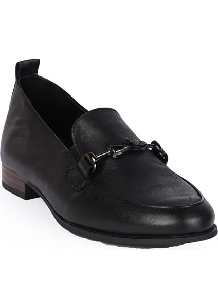 D24YA-3470 Kadın Deri Loafer Ayakkabı