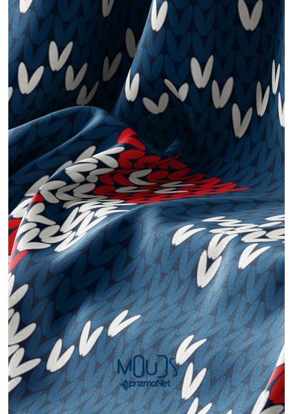 Kardan Adam Yılbaşı Kazağı Desenli Yuvarlak Süet Dertsiz Masa Örtüsü fırsatları