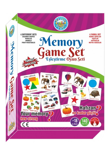 Memory Game Set Eşleştirme Oyunu