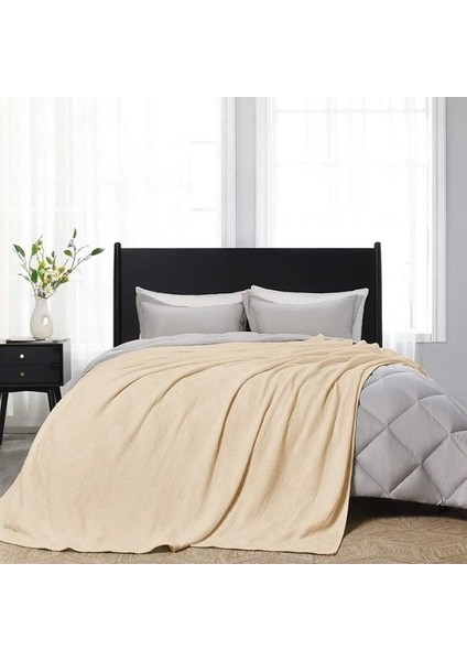 Pike Çift Kişilik %100 Pamuk Küçük Dama Desenli Yatak Örtüsü Otel Tipi Lüx Pike Takımı Beyaz indirimleri