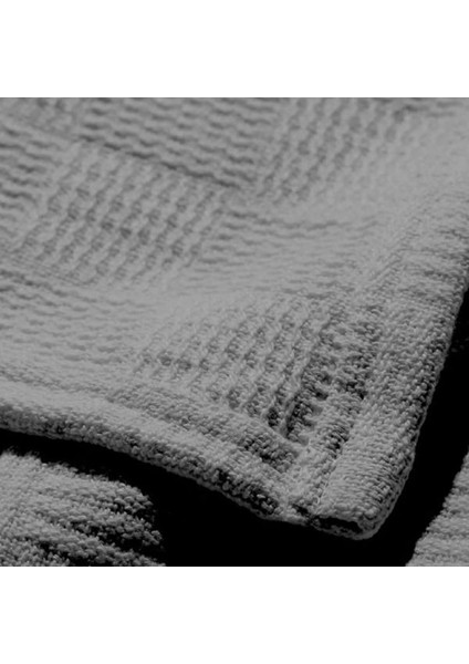 Pike Çift Kişilik %100 Pamuk Küçük Dama Desenli Yatak Örtüsü Otel Tipi Lüx Pike Takımı Beyaz fırsatları