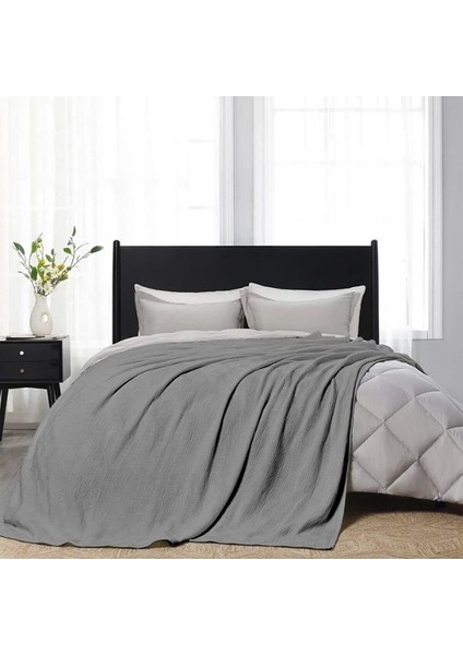 Pike Çift Kişilik %100 Pamuk Küçük Dama Desenli Yatak Örtüsü Otel Tipi Lüx Pike Takımı Beyaz