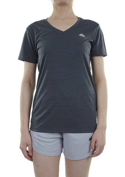 Knockout Ultra Dry Kadın T-Shirt Antrasit