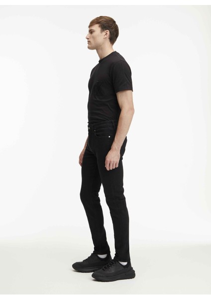 Calvin Klein Jean Pantolon Normal Bel Normal Siyah Erkek Denim Pantolon fiyatları