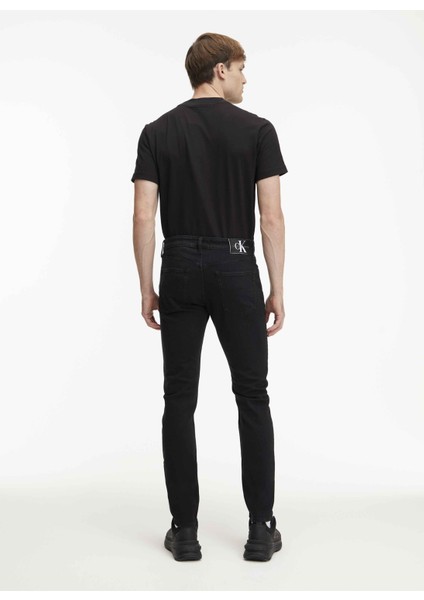 Calvin Klein Jean Pantolon Normal Bel Normal Siyah Erkek Denim Pantolon modelleri
