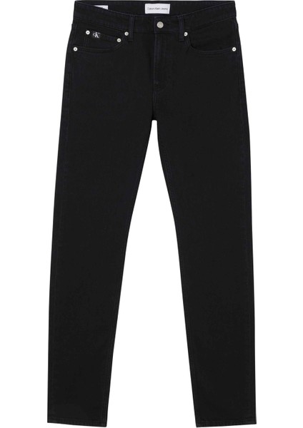 Calvin Klein Jean Pantolon Normal Bel Normal Siyah Erkek Denim Pantolon fırsatları