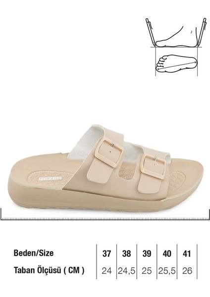 Yazlık Kadın Rahat Taban Suni Deri Çift Toka Ayarlanabilir Günlük Terlik fiyatları