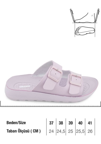 Yazlık Kadın Rahat Taban Suni Deri Çift Toka Ayarlanabilir Günlük Terlik fiyatları