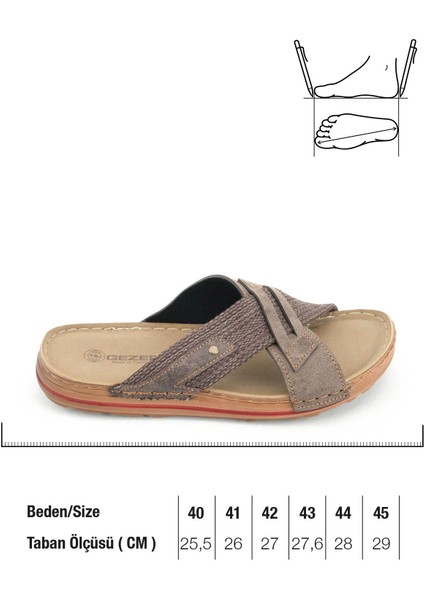 Yazlık Erkek Suni Deri Günlük Terlik fiyatları