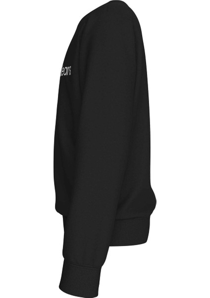 Düz Erkek Çocuk Siyah Sweatshırt Inst. Logo Regular Cn modelleri