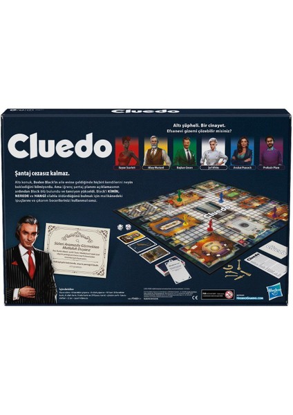 F6420 Hasbro Gaming - Cluedo +8 Yaş