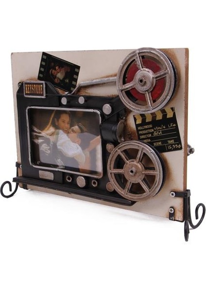 Dekoratif Metal Çerçeve Sinema Projektörü Dekorlu modelleri
