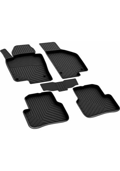 Volkswagen Tiguan 1 Ferrous 4d Havuzlu Kauçuk Paspas 2007 2015