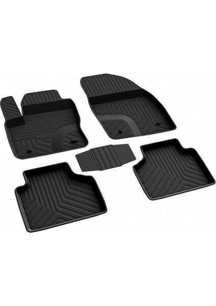 Ford Tourneo Connect 1 Ferrous 4d Havuzlu Kauçuk Paspas 2002 2014