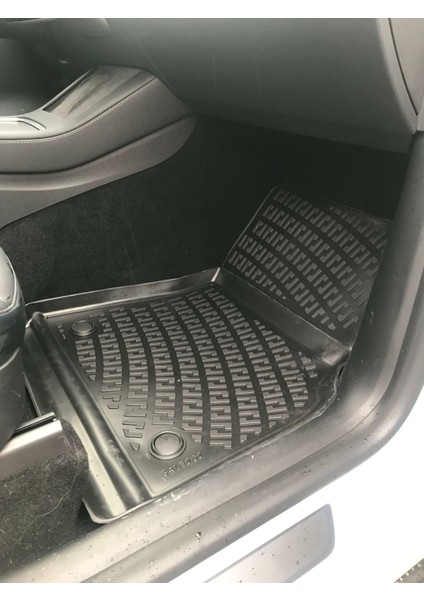 Tesla Model Y 2019 Sonrası 3D Bagaj Havuzu ve Paspas Siyah