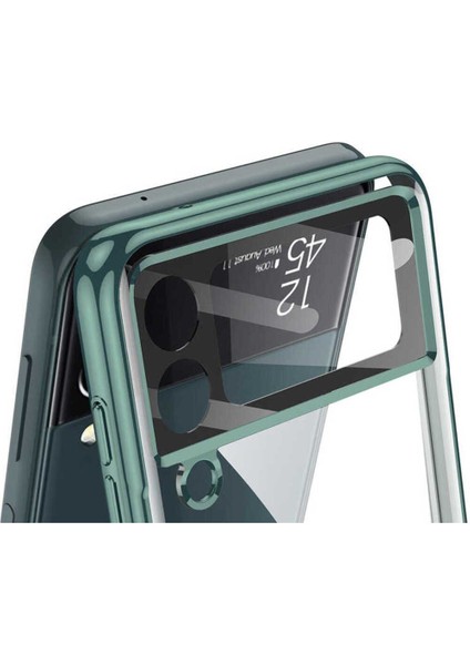 Samsung Galaxy Z Flip 4 Kılıf Kıpta Sert Mika