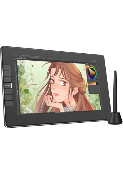 VK1200V2 8192 Levels 11.6" IPS HD Grafik Tablet + Kalem