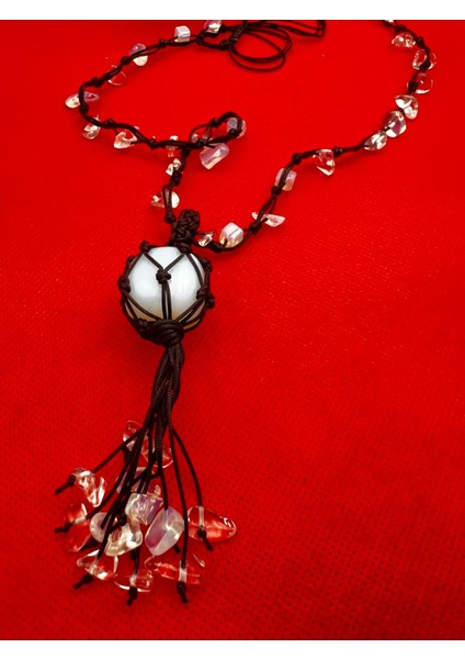 Sertifikalı Opal Doğal Taş Kolye El Yapımı Handmade Aaa Kalite fiyatları