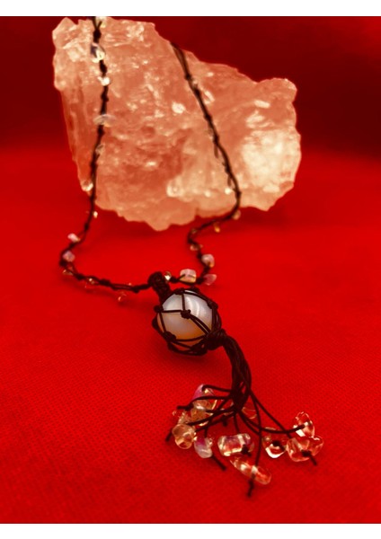 Sertifikalı Opal Doğal Taş Kolye El Yapımı Handmade Aaa Kalite modelleri