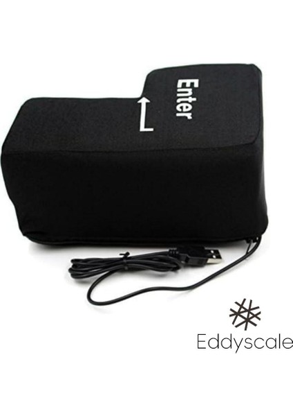 USB Büyük Enter Tuşu Stres Giderici Peluş Oyuncaklar, Anti-Stres Büyük Boy Yastıklı Şekerleme Yastık Havalandırma Araçları Çevresel Düğmeler (Yurt Dışından) modelleri
