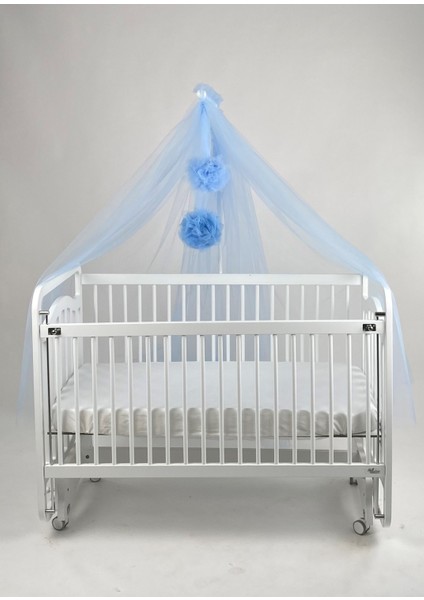 Mavi Ponponlu Beşik Cibinliği fiyatları