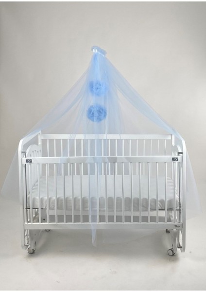 Mavi Ponponlu Beşik Cibinliği fırsatları