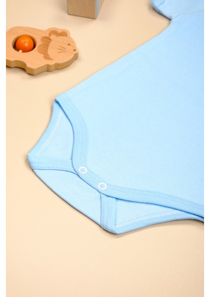 Pamuklu Rahat Kısa Kollu Çıtçıt Body Zıbın