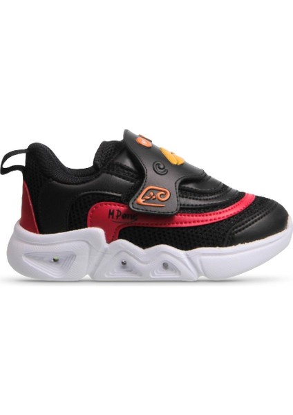 Mp One Glowstep Bebek Velcro Siyah Sneaker