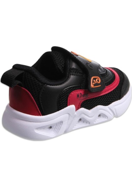 Mp One Glowstep Bebek Velcro Siyah Sneaker