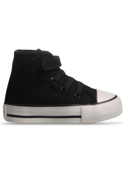Mp One Smartstep Bebek Akıllı Ayarlanabilir Bağcıklı Siyah Sneaker