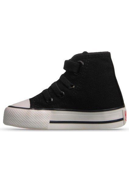 Mp One Smartstep Bebek Akıllı Ayarlanabilir Bağcıklı Siyah Sneaker