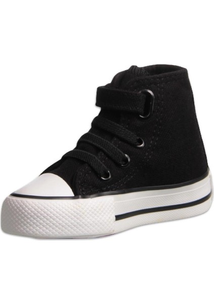 Mp One Smartstep Bebek Akıllı Ayarlanabilir Bağcıklı Siyah Sneaker
