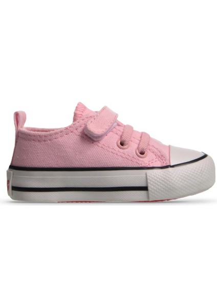 M.P One Mp One Ecoflex Kids Bebek Velcro Pembe Sneaker